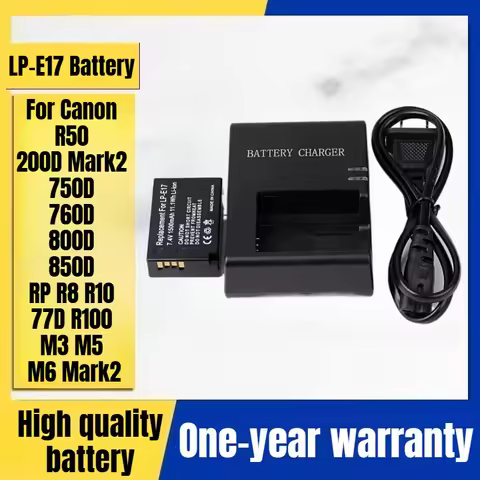 LP-E17 charger camera battery suitable for Canon R50 200D Mark2 750D 760D 800D 850D RP R8 R10 77D R1