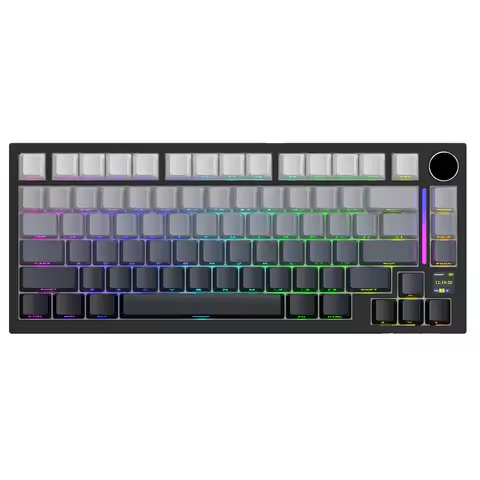 ATTACK SHARK X820Ultra Wireless Mechanical ,Keyboard,75% Gasket-mounte, Bluetooth/2.4G Wireless/Wire