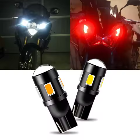 2Pcs CANbus White RED Blue FOR Kawasaki zx10r KRT PRO 1000 2000-2010 LED Motorcycle Position Parking