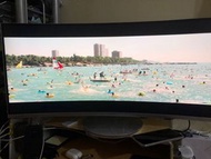 Samsung 34 吋 量子點 曲面 顯示器 monitor c34j79