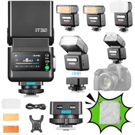 GODOX iT32 TTL Camera Flash with X5S Wireless Trigger for Sony,Magnetic Hotshoe & Trigger 2-in-1, Co