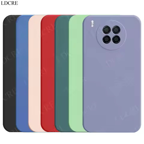 For Honor 50 Lite Case Silicone Soft TPU Plain Funda Rubber Protective For Honor 50 Lite Cover For H