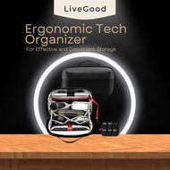 Ergonomic Tech Travel Organizer Bag (Electronics Storage Pouch)