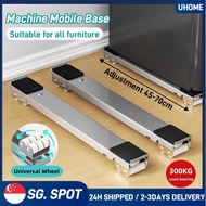 【SG READY STOCK】Washing Machine Base With 360° Wheels Upgrade Fridge Roller Base Washing Machine Rac