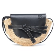 LOEWE Mini Gate Raffia Crossbody Bag