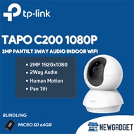 TP-LINK TACO C200 1080P 2MP PANTILT 2WAY AUDIO INDOOR WIFI CAMERA FREE MICRO SD 64GB