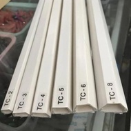 TERLARIS TC 6 / PELINDUNG KABEL / CABLE DUCT / DUCTING / CABLE PROTECTOR PUTIH | READY