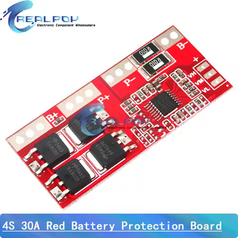 4S 30A High Current Li-ion Lithium Battery 18650 Charger Protection Board Module 14.4V 14.8V 16.8V O