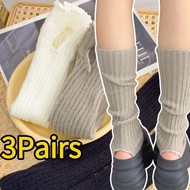 1/2/3 pairs  Fashion Woman Medium Long Socks Cover | Knitted Nylon 41cm Long Tube Socks| Female Leg 
