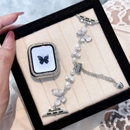新款蝴蝶SE表带适用iwatch手表带S9苹果手表带S8女Applewatch表带Suitable for Iwatch Straps and S9 Apple Watch Straps25.11.7