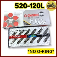 520 X 120L MOTORCYCLE CHAIN RANTAI CHOHO HEAVY DUTY 520 CHAIN
