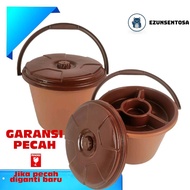 (12 pcs) 2-Gallon Mocha Color Celebration Bucket