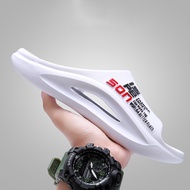 Inaso Sendal Slide Pria Rumah Sandal Karet Jelly Selop Flat Keren Sendal Slop Slipper Anti Slip Keki