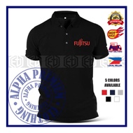 T Shirt Cotton Polo Aircond Fujitsu T-Shirt Shirts Sportswear Embroidery Unisex Collar Casual Tee