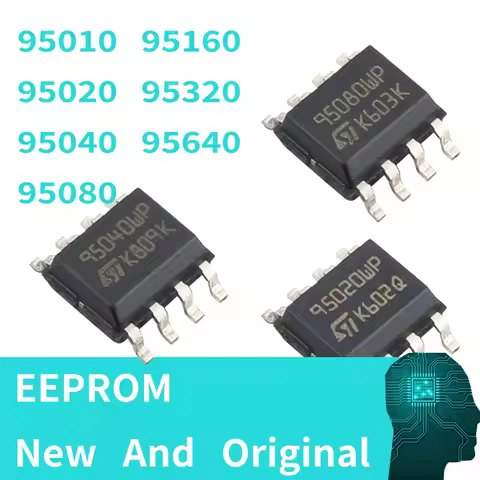 10pcs/lot 95010 95020 95040 95080 95160 95320 95640 EEPROM Chip Origial IC M95080-WMN6TP
