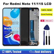 AMOLED LCD For Xiaomi Redmi Note 11 11S LCD Display Touch Screen Digitizer For Redmi Note 11S 220111