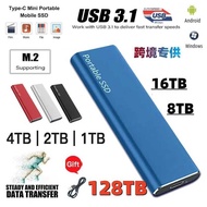 Model Mobile Hard Drive USB3.0 1TB2TB4TB8TB16T External SSD Portable Solid State Drive