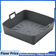 23cm/9Inch Square Large Silicone Air Fryer Liners Mold for  Air Fryer 6-8QT Reusable Airfryer Oven B