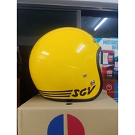 JAMIN ORIGINAL 💯 SGV99 HELMET TRENDY YELLOW HELMET💛 LAST STOCK SGV99 TRENDY YELLOW ORIGINAL SIZE 60 