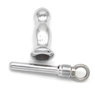 Metal Butt Plug Vaginal Hollow Zhuangyuanhong No. 1 Butt Plug Expansion Vaginal Supplies Rinse #@@ M