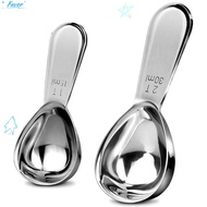 FAVOR Coffee Scoops, 15/30ml Stainless Steel Coffee Bean Measuring Spoons, Durable 1 Tbsp or 2 Tbsp 