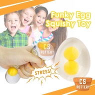 Funky Egg Splat Ball Squishy Toy Stress Relief Eggs Water Balls Kids Toys