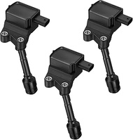 3-Pack UF736 Ignition Coils Compatible with Ford EcoSport 2018-2021, Focus 2015-2018/Fiesta 2014-201