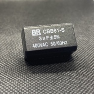Capacitor CBB61-S 3UF 400VAC P:27mm Induction Cooker Capacitor