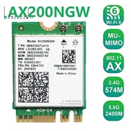 WiFi Wireless Adapter Card WiFi Card AX200 AX200NGW M.2 NGFF Bluetooth 5.0 WiFi 6 2.4G/5G 802.11Ac/Ax