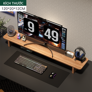 Kệ để màn hình máy tính decor góc làm việc chất liệu gỗ MDF phủ melamine thương hiệu LAROT - GA28