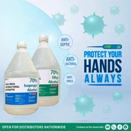 EMAX 70% ISO AND ETHYL ALCOHOL 3.2L - BABY POWDER / CUCUMBERMELON/ ANGELS BREATH