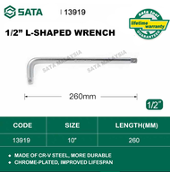 SATA L Shape Wrench 1/2" 3/4" CR-V Steel L-Shape Wrench High Quality Tools SATA Tools