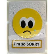 A6 Size Handmade Card Greeting Card Wishes Card Sorry Card