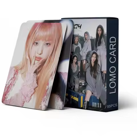 K-POP 55pcs/set NMIXX 2nd EP Fe3O4: BREAK Album Lomo Card Girl Collection Postcard Photo Card HAEWON