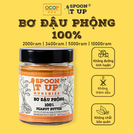 Bơ Đậu Phộng 100% Nguyên Chất Tự Nhiên Không Đường Không Dầu Thuần Chay Tốt Cho Sức Khỏe - Spoon It