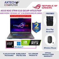 ASUS ROG Strix G16 G614P-HTS157WP 16" 2.5K Gaming Laptop (R7-8745HX, 16GB, 512GB SSD, RTX5050 8GB, W