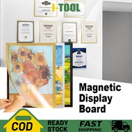 A4  Magnetic Display Board magnetic frame Wall Stick Frame document display poster sticker picture p
