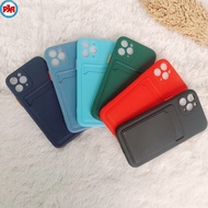 Soft Case Softcase Casing Silicone Macaron Slot Card Samsung A02 A12 M12 A71 A72 X60 X60 PRO