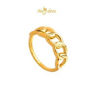 MASDORA 999 Gold Ring Rings Cincin Emas ~ Golden Coco Chain (EMAS 999/24K)