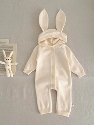 Hooded Adorable Bunny Ears Onesie
