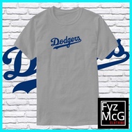 LA Dodgers Baseball Shirt Vinyl Front Print Unisex