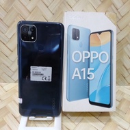 Oppo A15 3/32Gb Handphone Second Fullset Batangan Original Bergaransi