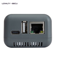 LOYALTY-SECU Mini Wireless Network Printer Print Server Adapter USB to Ethernet WiFi Gray Color