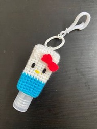 自家製鎖匙扣 DIY hello kitty 可掛式膠樽 （可放洗手液）Sanrio