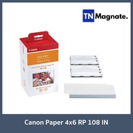[กระดาษพิมพ์รูป] Canon RP 108 IN Paper 4x6 สำหรับเครื่องพิมพ์ Canon Selphy CP820, CP910, CP1000, CP1200, CP1300