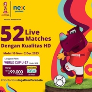 RF Nex Parabola Paket World Cup U-17 Indonesia Free Paket B 1 Bulan