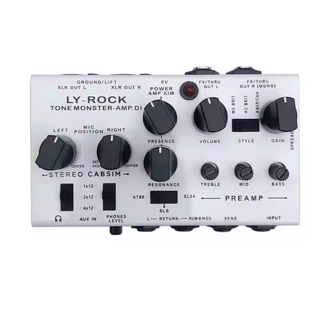 LYR Pedal（LY-ROCK）,Guitar Audio Workstation Pedal，Electric Guitar Audio Workstation，Professional Eff
