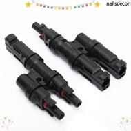 NAILSDECOR 1 Pair T Branch Connector, 6000V Test Voltage 2 in 1  String Splitter,  Connectors IP67 W