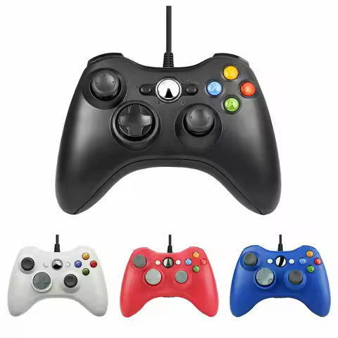 USB Wired Gamepad for Xbox 360 /Slim Controller for Windows 7/8/10 Microsoft PC Controller Support f