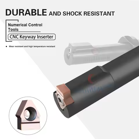 DA Series CNC Lathe Machining Center Broaching Tool Keyway Slotting Tool Holder DW 2-14 Keyway Posit